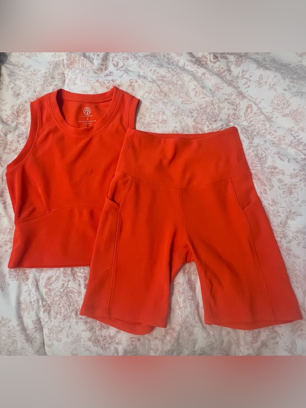 Orange Women’s Active Workout Set